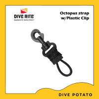 Dive Rite Octopus strap w/plastic clip