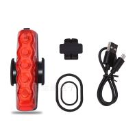 [COD] COB bicycle taillight USB charging highlight bike warning light night riding equipment