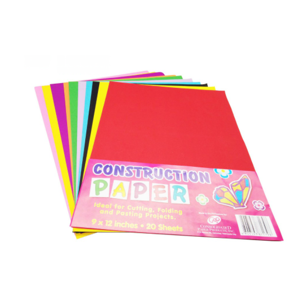 Construction Paper/short / Assorted colors /20's per pack Lazada PH