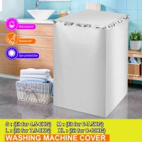 S/M/L/XL Dust Proof Cover Washing Machine Cover Waterproof Case Washing Machine Sun Protection Dust Covers Washer Sunshade Washer Dryer Parts  Accesso