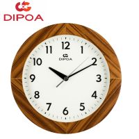 DIPOA New Arrival นาฬิกาแขวนผนังไม้ รุ่น WN119GY/WN119LB สีเทา/สีน้ำตาลอ่อน ขนาด : 29ซม. x 29ซม. x หนา 4.2ซม. Wall Clock