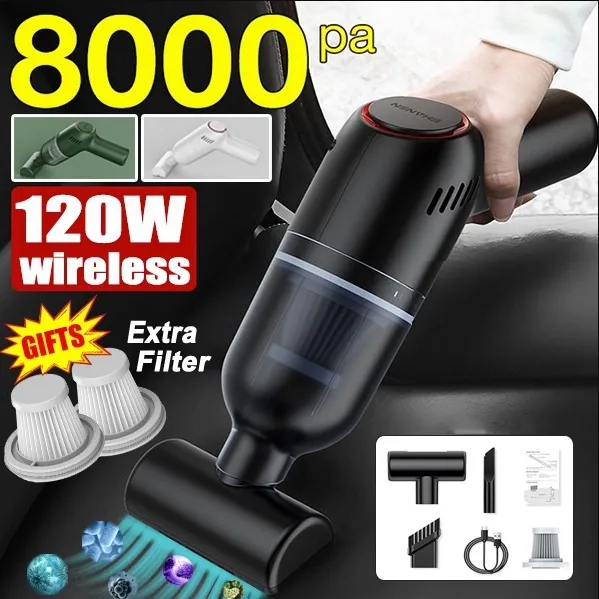 Vacuum Cleaners Wireless Rechargeable Handheld Vacuum Portable Car