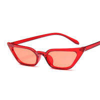 New Cateye Vintage Red Pink Sunglasses Women Brand Designer Retro Points Sun Glasses Female Superstar Lady Cat Eye