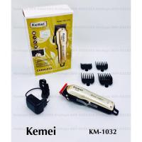 BAT แบตตาเลี่ยน   ยี่ห้อ KEMEI รุ่น KM-1032 อุปกรณ์ตัดผมแบบไร้สายราคาไม่แพง บัตตาเลี่ยน  ปัตตาเลี่ยน