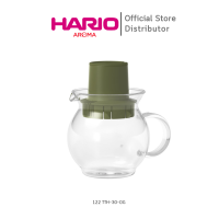 เหยือกชงชา HARIO(122)Teabag Pot "TEA  HAT" / Olive Green 300 ml. / TTH-30-OG