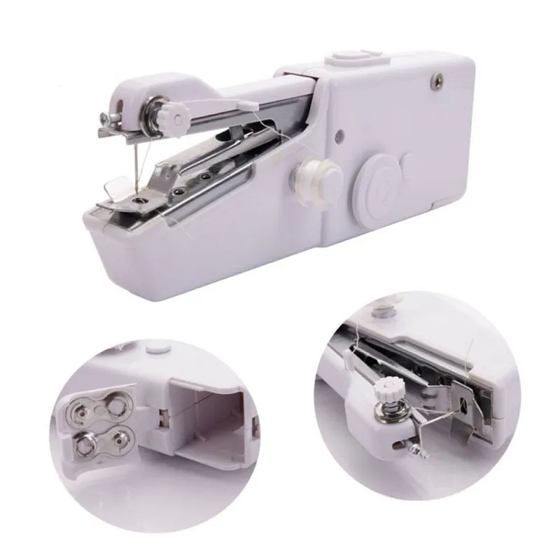 Handy Stitch Mini Sewing Machine Portable Cordless Electric Handheld Cloth  Sewer