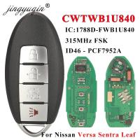 Kunci Remote Mobil สมาร์ท CWTWB1U840 Jingyuqin Fob 315Mhz ID46สำหรับนิสสันเซนทราได้ในทางกลับกัน2013 2014 2015 2016 2017 2018 285E3-3AA0A