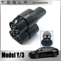 CCS 1ไปยัง Tesla เครื่องชาร์ต EV อะแดปเตอร์150A อะแดปเตอร์แปลงการชาร์จยานพาหนะไฟฟ้าสำหรับที่ชาร์จแบตในรถ CCS1สถานีเพื่อเทสลา