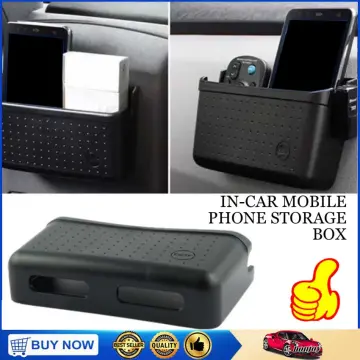 Car Storage Box Pocket Organizer Mobile Phone Charge Box Holder