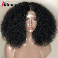 250 Density Afro Kinky Curly Human Hair Wigs For Women Indian 13x4 Lace Frontal Wig 4x1 T Part Wig With Transparent Lace Remy [ Hot sell ] TOY CENTER