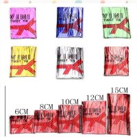 【DT】 hot  800pcs  Gold/silver/Red Wire Metallic Twist Ties Wire Sealing Binding Wire For Plastic Cello Ligation Lollipop Candy Bags Party