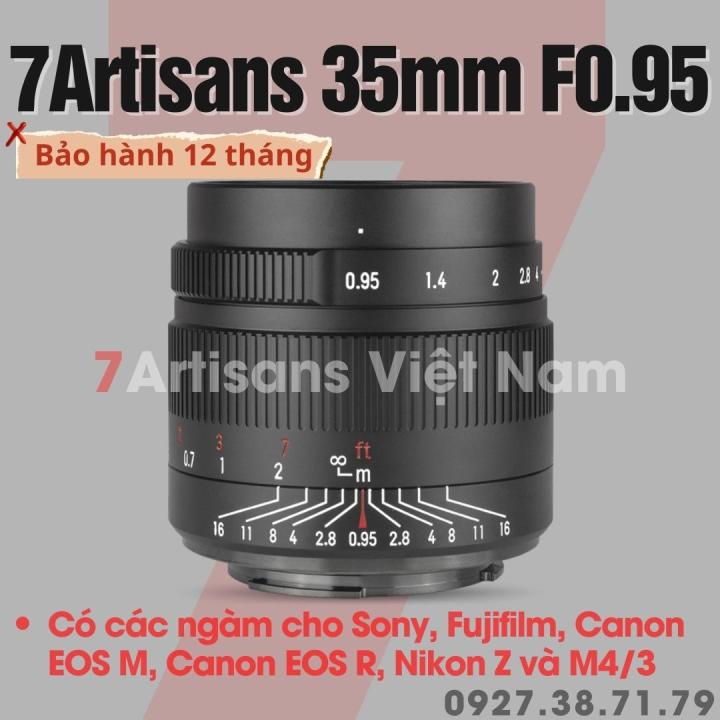 7Artisans 35mm F0.95: 7Artisans 35mm F0.95 là một trong những ống kính chuyên nghiệp nhất trên thị trường hiện nay. Với khả năng chụp ảnh cực kỳ sắc nét và màu sắc đẹp mắt, ống kính này là một sự lựa chọn hoàn hảo cho những người yêu thích chụp ảnh. Hãy xem ảnh để khám phá những ưu điểm của 7Artisans 35mm F0.95!