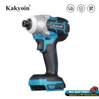 Brushless Cordless Electric Screwdriver Impact Screwdriver Power Tool Drill Driver LED Light Compatible For Makita 18V Battery