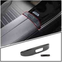 Car Armrest Box Switch Trim Cover Trim ABS Carbon Fiber Trim for Mercedes-Benz C-Class W206 C200 C300 2022 Accessories