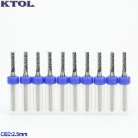 【hot】✗✾❄ 2.5mm Shank PCB Tungsten End Mill Carbide Accessories Cutting Router Bits Tools for Milling Machine