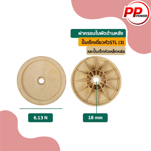 ฝาครอบใบพัดด้านหลัง-3-เจทเดี่ยวหัว-stl-ใช้กับปั๊มเจท