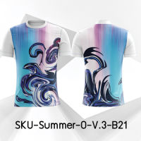 BAYZA เสื้อวิ่ง  Summer  เสื้อกีฬา เสื้อออกกำลังกาย ลายดอกV.3