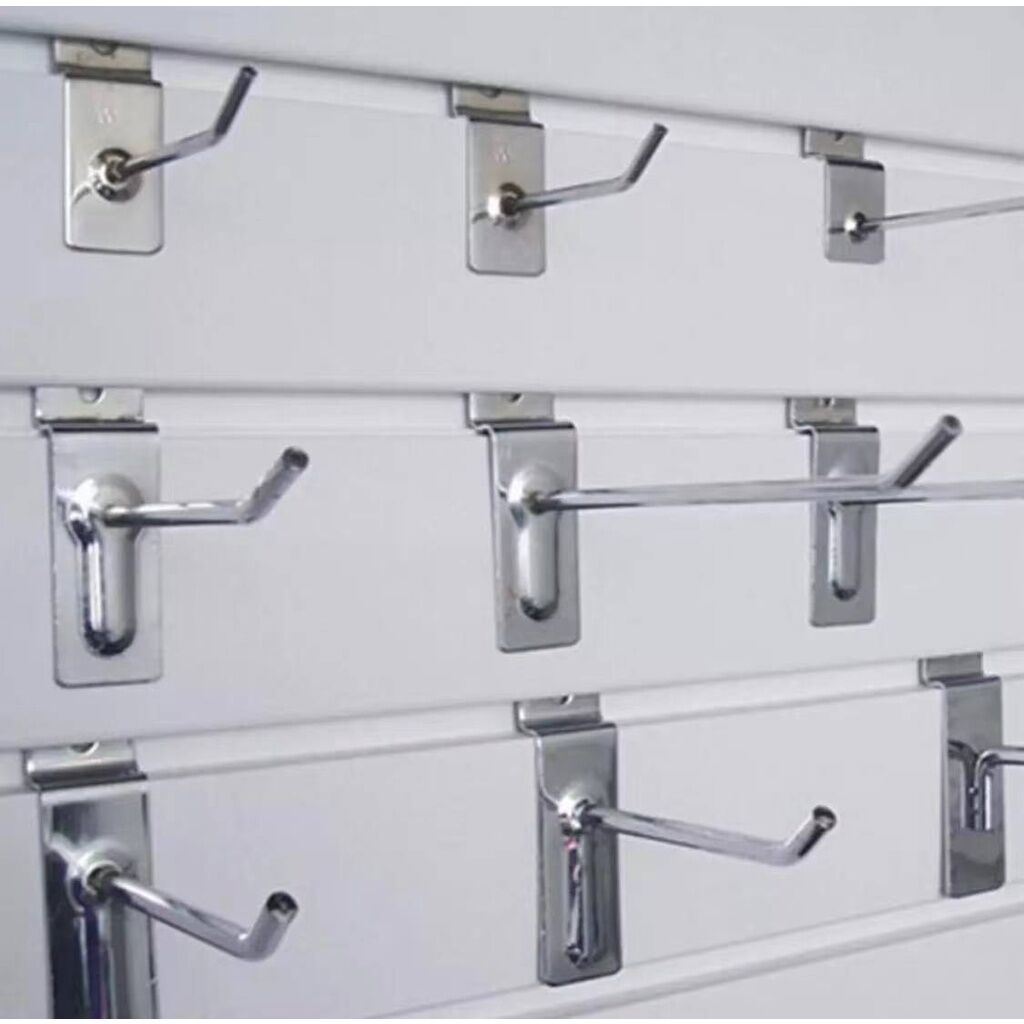 2/5/10pcs 5/10cm Single Pegboard Hooks Board Slat Wall Retail Display Shop Peg 