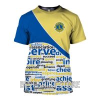 xzx180305    3D ALL OVER PRINTED LIONS CLUBS INTERNATIONAL CLOTHES MAN SHIRT