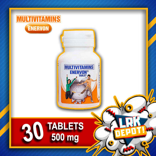 Enervon Multivitamins 30s (30 tablets per bottle) Lazada PH