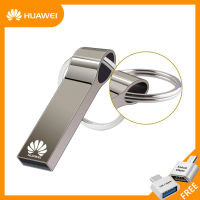 HUA-WEI Waterproof metal silver USB flash drive pen drive 64GB 32GB 16GB 8GB 4GB USB flash drive with key ring USB 2.0