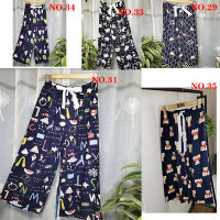 Summer New Fashion Women Pants Print Leggings Loose Wide Leg Pants Casual Pants Long Pants Palazzo