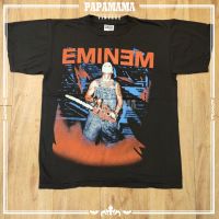 [ EMINEM ] The White Rapper M&amp;M เสื้อวง เสื้อทัวร์ เสื้อแรปเปอร์ rapper papamama vintage heavy material เสื้อยืดผ้าฝ้าย