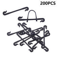 200Pcs คงที่รองรับ Garden Climbing Wall Fixture พลาสติกผูกพืชผักคลิป Reusabl Stems Vines Fastener Grafting Hook