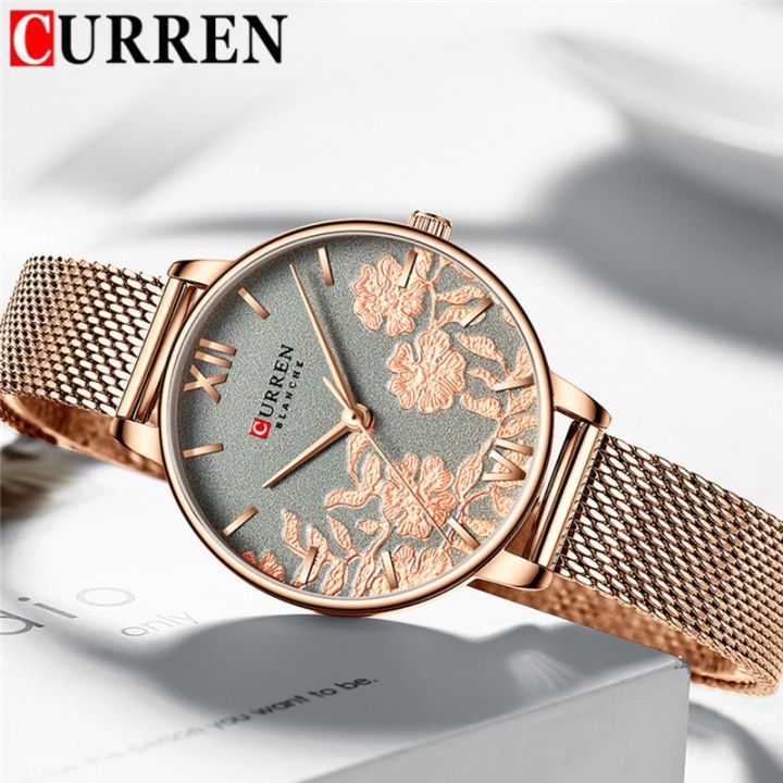 a-decent035-curren-women-dollgold-ladies-wristwatchbandbracelet-female-clock-9065