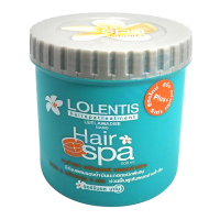 LOLENTIS Hair Spa Treatmet Nano 500ml. ลอเลนติส แฮร์สปา ทรีสเมนท์ นาโน หมักผม กลิ่นลีลาวดี หมักผม บำรุงเส้นผมที่แห้งเสีย อย่างล้ำลึก 500ml.