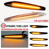 ‘；。【 For Alfa Romeo 159 Sportwagon Boera Spider 939 LED Sequential Lamp Dynamic Blinker Indicator Side Marker Turn Signal Light