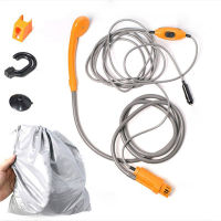 12V 2M Portable Car Washer with DC Cleaning Tool Car Washing Outdoor Camping Travel Car Shower Car Cleaning