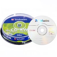 ขายส่ง10ชิ้น CD RW ดิสก์เขียนใหม่ CD-RW แผ่น700MB 8-12X