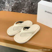 Factory Outlet Grape Mom Studiolee Simple Round Head Soft Bouncing Step Spelling Flat -To -Toe Slipper Women Summer