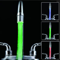 Luminous Light-up LED Temperature Sensitive Faucet Shower Tap Basin Water Nozzle Kitchen Glow Water Saving Faucet Thermostat