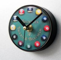 European retro billiard Snooker refrigerator magnet wall clock Watch fashion creative billiard refrigerator clock