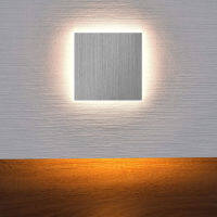 Square Led Wall Light Recessed Deck Lights Indoor In-wall Lamp 3W Aluminum Night Lights Landscape Light for Stair Step and Path