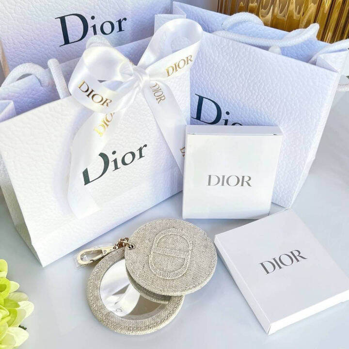 Dior Keychain & Compact Mirror พวงกุญเแจกระจก Lazada.co.th