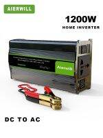 Aierwill Car Inverter 12v 220v Modified Inverter Dc To Ac 1000W Fast Charger Smart Auto Power Converter For All Car