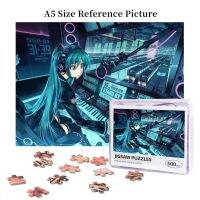 Hatsune Miku Vocaloid (3) Wooden Jigsaw Puzzle 500 Pieces Educational Toy Painting Art Decor Decompression toys 500pcs