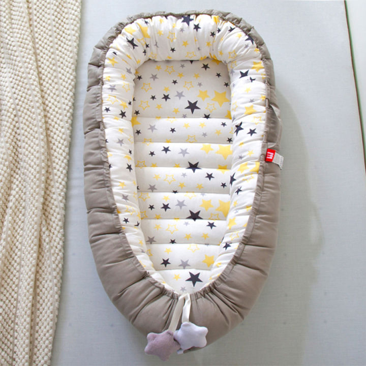 baby-sleeper-nest-bed-portable-boys-girls-playpen-crib-infant-toddler-cot-cradle-newborn-bassinet-bumper