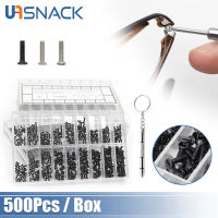 500pcs Miniature Screw Set 1.21.42mm Phillips Flat Head Screws Kit for Glassess Laptop Phone Computer Repair Tools Accessory