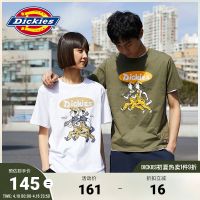 ☎เสื้อยืด Dickies Tooling Inspiration เสื้อยืดผู้ชายลายการ์ตูนพลังฤดูใบไม้ผลิและฝ้ายบริสุทธิ์ฤดูร้อนเสื้อกราฟฟิตี้