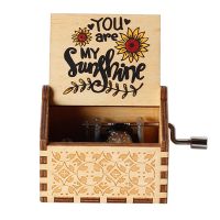 Vintage Wooden Music Box You Are My Sunshine I Love You Godfather Queen Music Box Christmas Valentine 39;s Day Gift