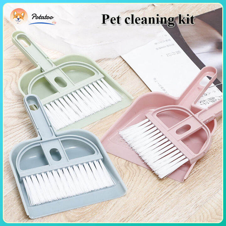 Pet Life Mini Dustpan Set Desktop Sweep Cleaning Brush cat litter
