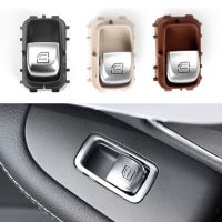 Car Window Control Switch With Chrome Lifter Button Assembly For Mercedes Benz C E GLC Class W205 W253 W213 2229501904