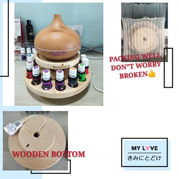 Essential Oil rotate diffuser display rack with YL Logo Lazada