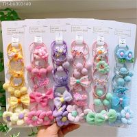 ❖◄ Kawaii Cartoon Flower Bow Children Small Scrunchie Baby Girls Elastic Hair Rubber Bands Accessories Tie Hair Ring Rope Headdress