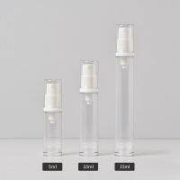 Try Small Empty Bottles Travel Lotion Foundation Liquid Dispensing Small Samples Replace Vacuum Flasks 5ml-15ml