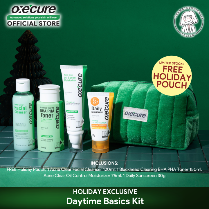 [HOLIDAY EXCLUSIVE] OXECURE Daytime Basics Holiday Set (Cleanser, Toner